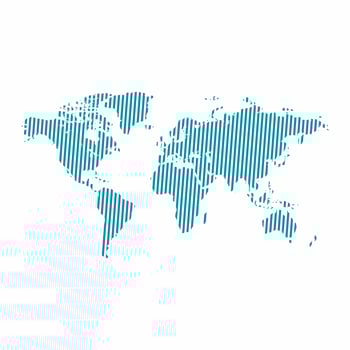World map vector design