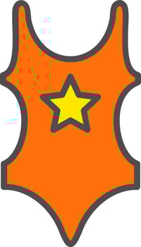 Swim Suit Vector Icon