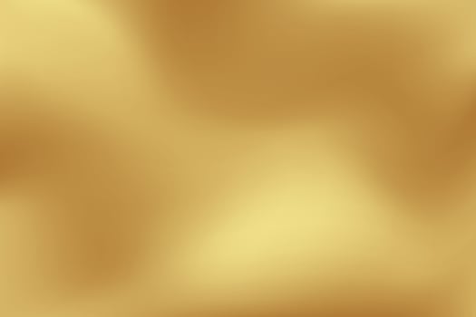 Gold abstract blurred gradient background. Vector illustration.