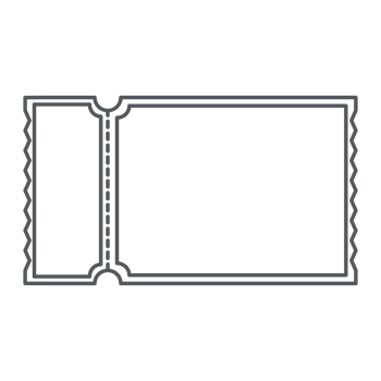 Sticker Ticket Bullet Journal Line Art png