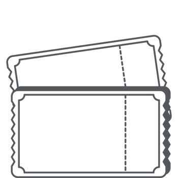 Sticker Ticket Bullet Journal Line Art png