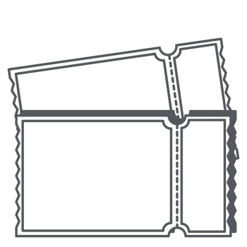 Sticker Ticket Bullet Journal Line Art png