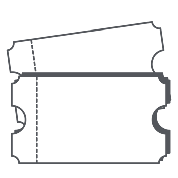 Sticker Ticket Bullet Journal Line Art png