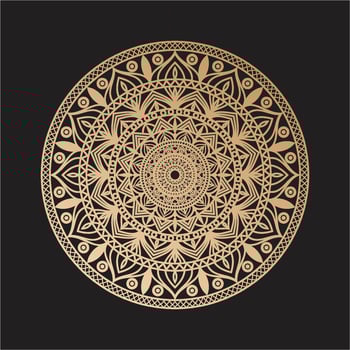 Mandala Design Decorative Pattern Decoration Snowflake vector