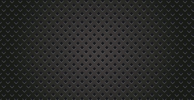 Black perforated metal background. Metal texture steel, carbon fiber background. Perforated sheet metal. vector