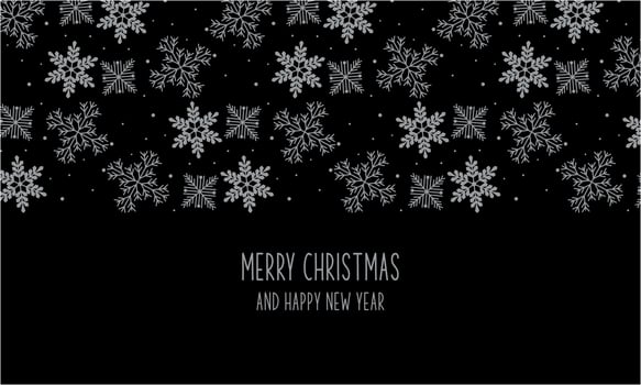 Christmas snowflakes elements ornaments background vector