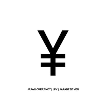 Japan Money Currency, Yen Icon Symbol, JPY Sign. Vector Illustration