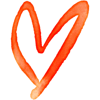 Watercolor Heart Design png
