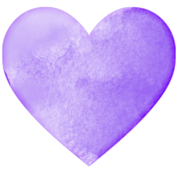 Watercolor Heart Design png