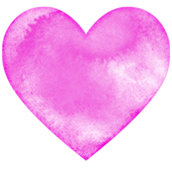 Watercolor Heart Design png