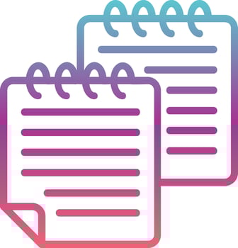 Sticky Notes Vector Icon