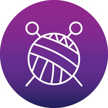 Knitting Vector Icon