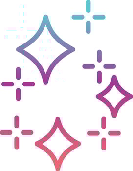 Glitters Vector Icon