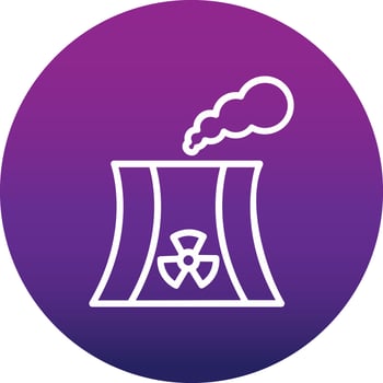 Nuclear Vector Icon Design