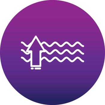 Tide Vector Icon Design