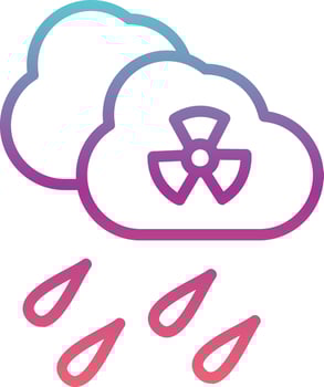 Acid Rain Vector Icon Design