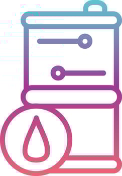 Oil Barrel Vector Icon Design