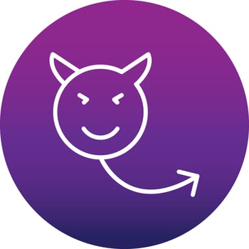 Evil Vector  Icon