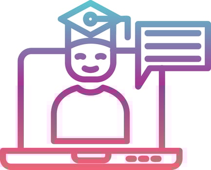 Online Training Vector Icon
