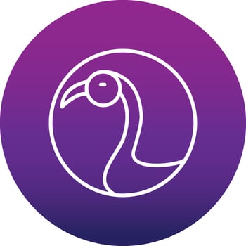 Flamimgo Vector Icon