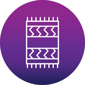 Beach Towel Vector Icon