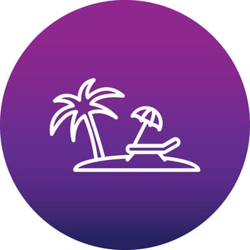 Beach Vector Icon