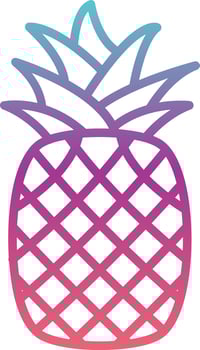 Pine Apple Vector Icon