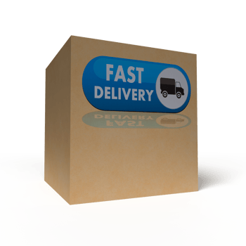 Big cardboard box. 3D rendering png