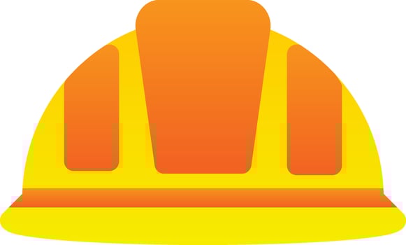Helmet Glyph Icon vector