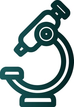 Microscope Glyph Icon vector