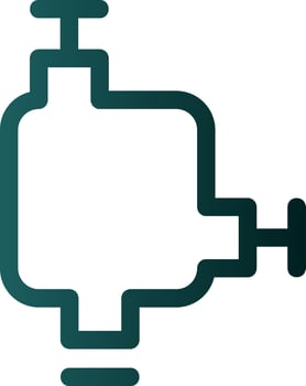 Engine Glyph Icon vector