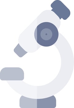 Microscope Glyph Icon vector