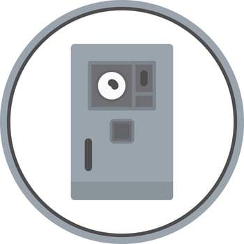 Smartphone Camera Flat Icon vector