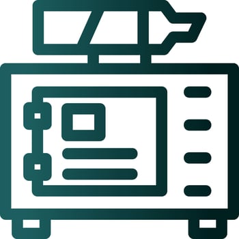 Eco Generator Flat Icon vector