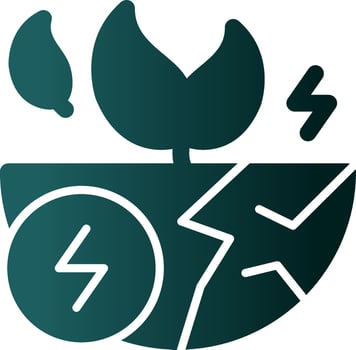 Sustainable Energy Flat Icon vector
