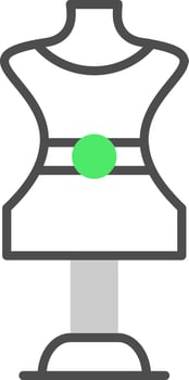 Mannequin Creative Icon Design vector