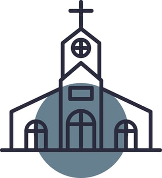 Church Creative Icon Design vector