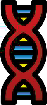 DNA Vector Icon Design