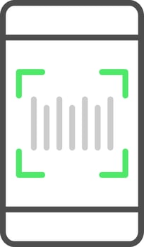 Barcode Creative Icon Design vector