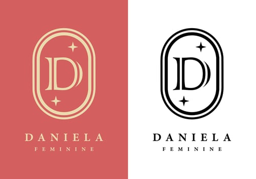 Letter D logo, perfect for salons, spas, and others. vector