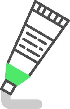 Oil Paint Creative Icon Design vector