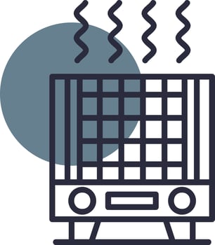 Heater Creative Icon Design vector