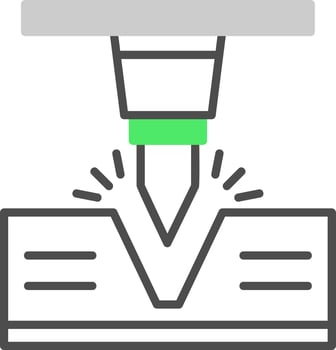 Bending Creative Icon Design vector