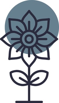 Flower Creative Icon Design vector