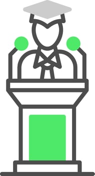 Speech Creative Icon Design vector