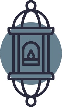 Lantern Creative Icon Design vector
