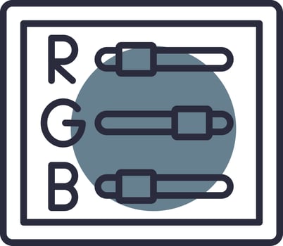 Rgb Creative Icon Design vector