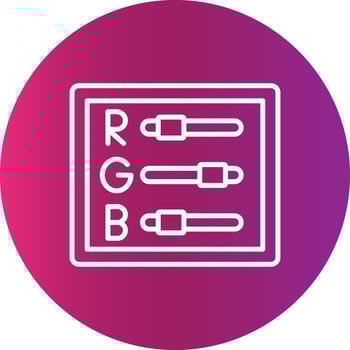 Rgb Creative Icon Design vector