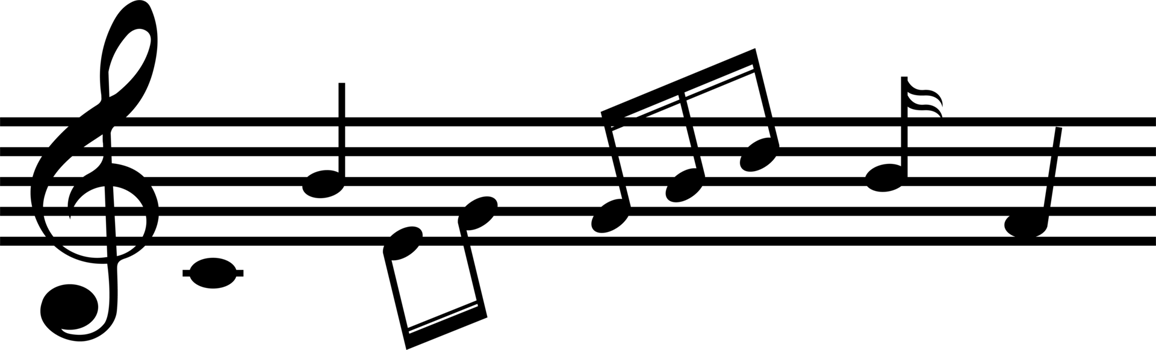 The music note  for entertainment  or education concept png