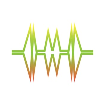 Sound waves vector illustration